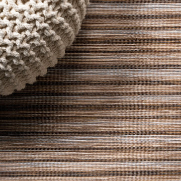 Finn Modern Farmhouse Pinstripe  Area Rug